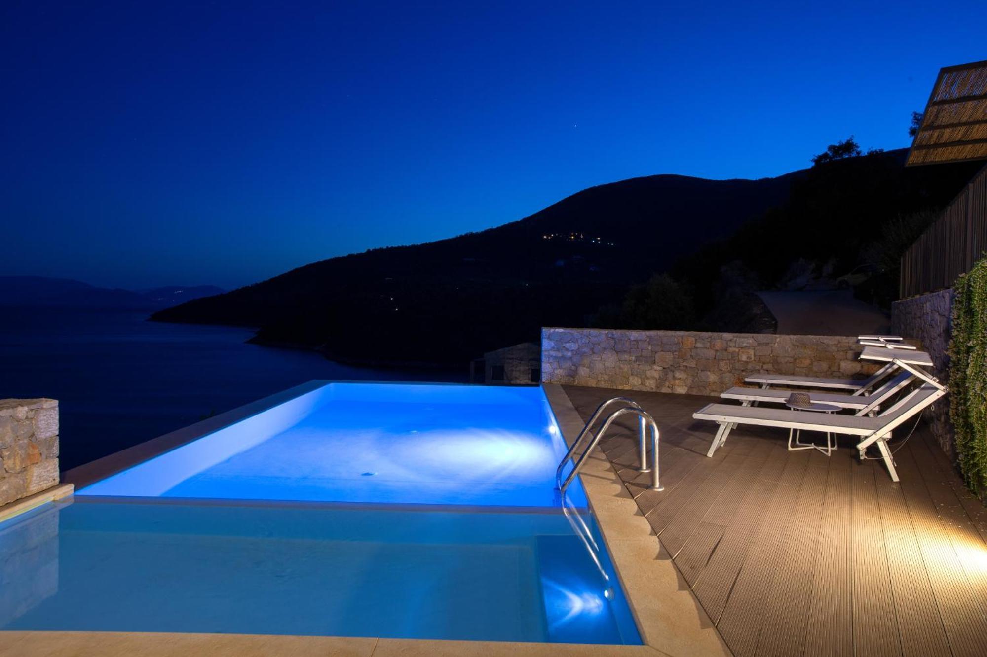 Villa Kastos - Stylish Luxury Villa With Direct Sea Access Syvota Exterior foto