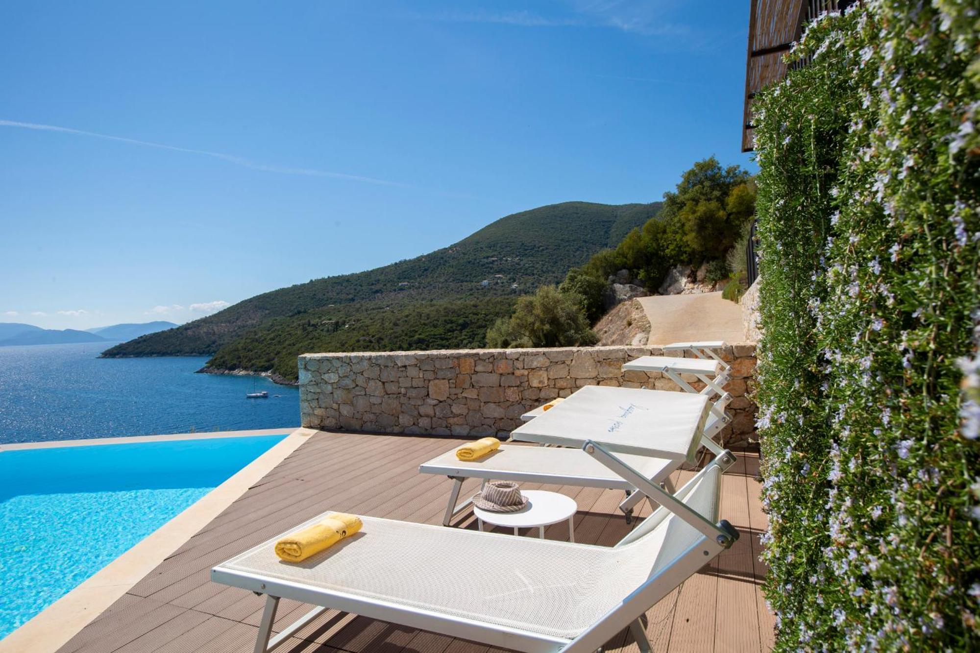 Villa Kastos - Stylish Luxury Villa With Direct Sea Access Syvota Exterior foto