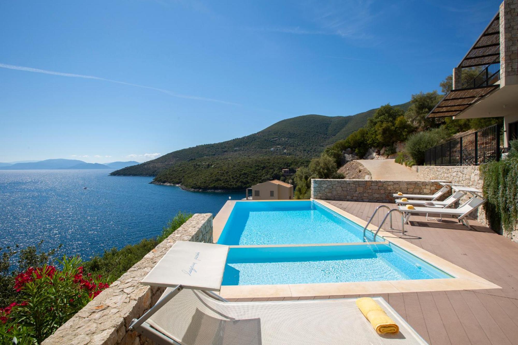 Villa Kastos - Stylish Luxury Villa With Direct Sea Access Syvota Exterior foto