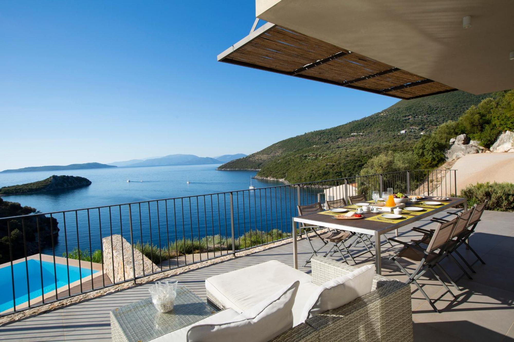 Villa Kastos - Stylish Luxury Villa With Direct Sea Access Syvota Exterior foto