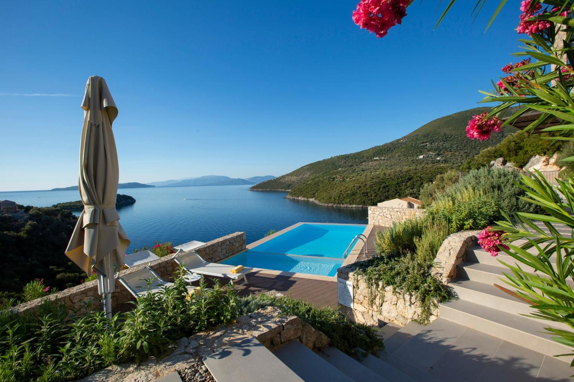 Villa Kastos - Stylish Luxury Villa With Direct Sea Access Syvota Exterior foto