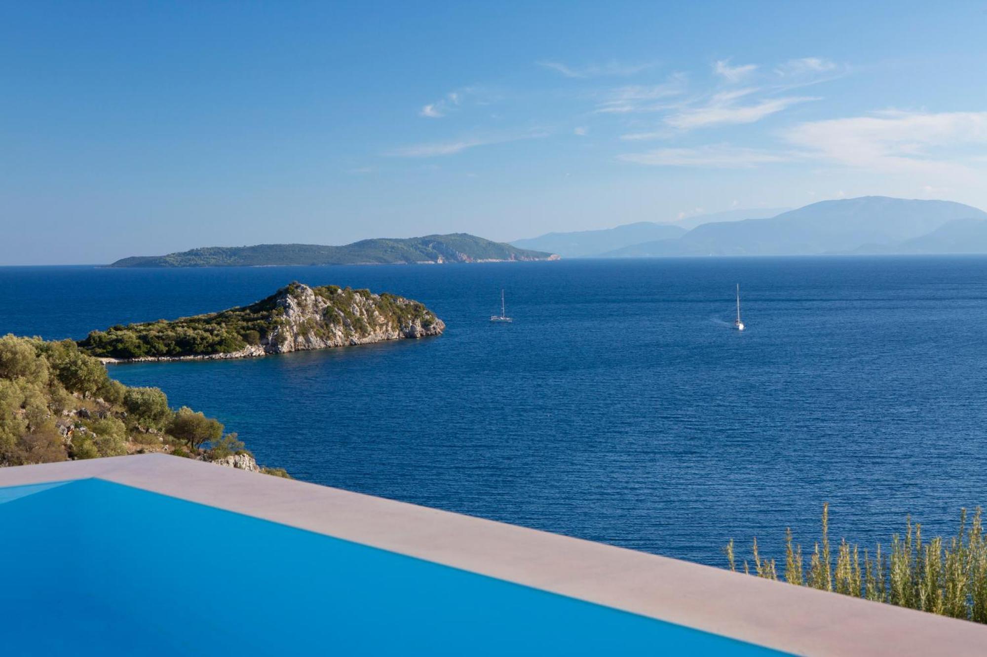 Villa Kastos - Stylish Luxury Villa With Direct Sea Access Syvota Exterior foto