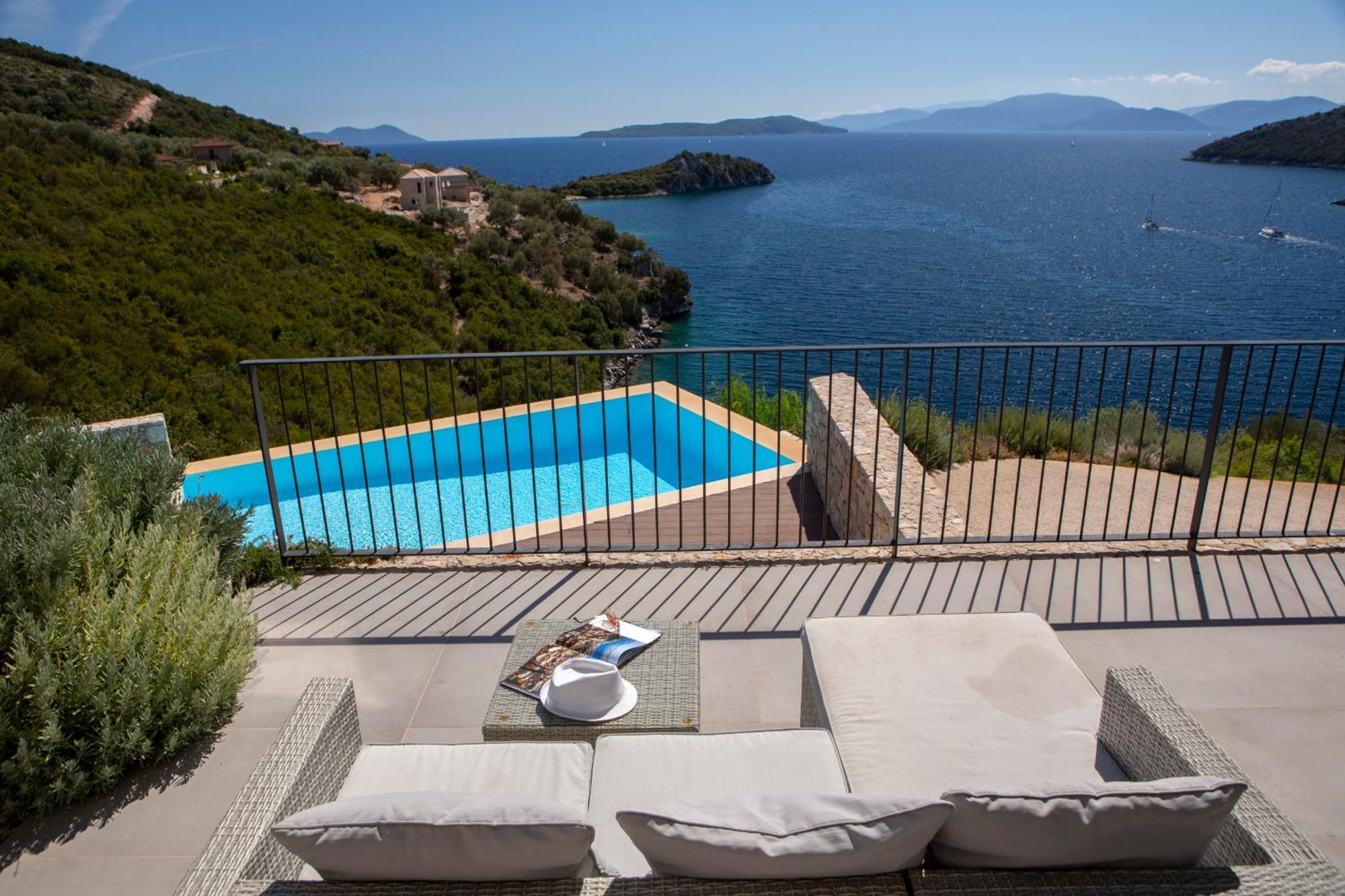 Villa Kastos - Stylish Luxury Villa With Direct Sea Access Syvota Exterior foto