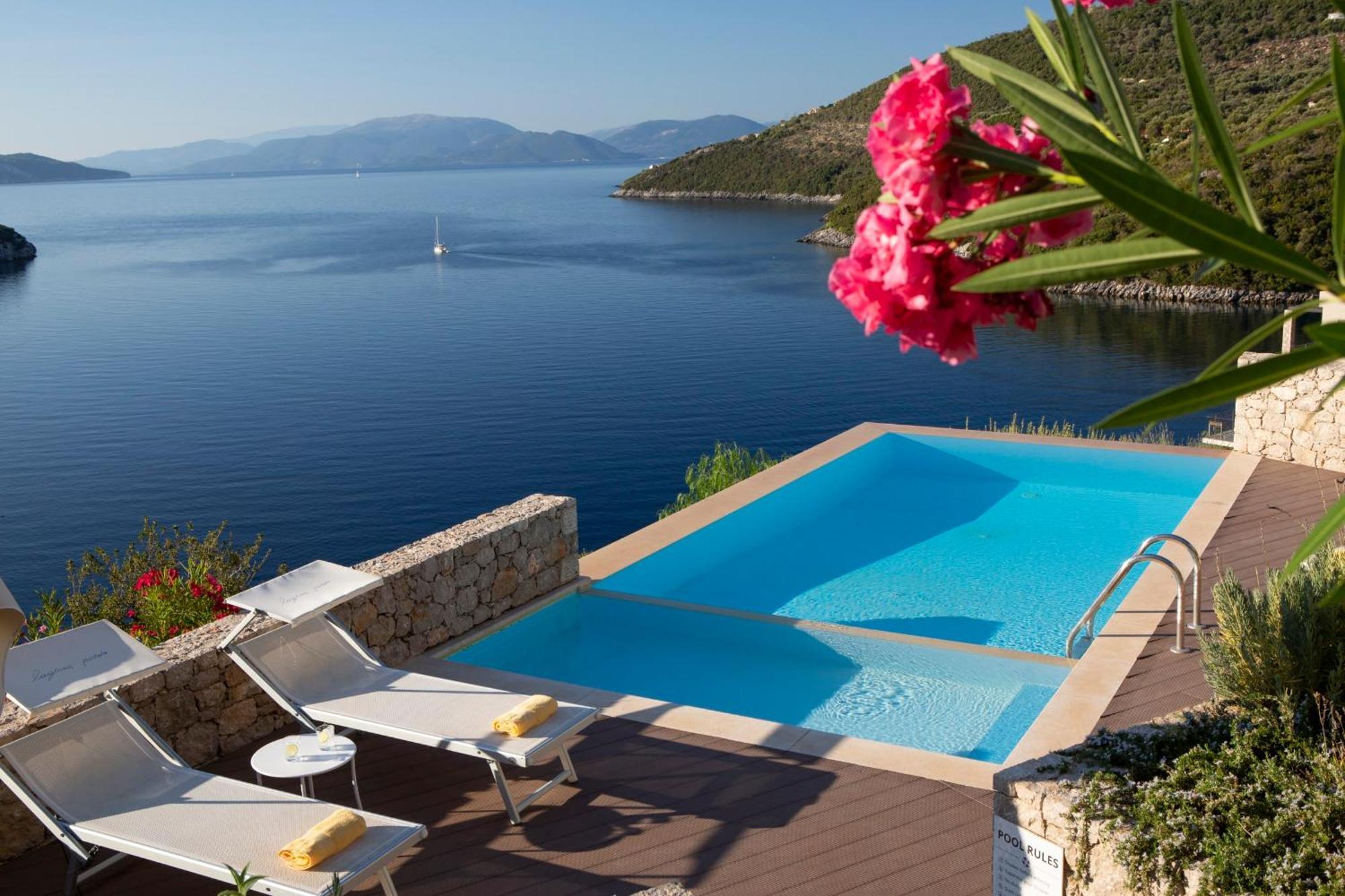 Villa Kastos - Stylish Luxury Villa With Direct Sea Access Syvota Exterior foto